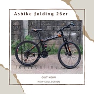 ASBIKE FOLDING MOUNTAIN BIKE 26er SHIMANO SHIFTER