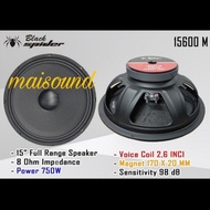 Speaker Komponen Black Spider 15600 M Blackspider 15600M 750W Woofer