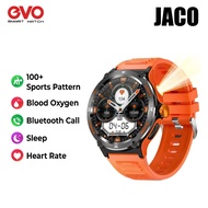 EVO JACO Outdoor Sport Smart Watch Men GPS Fitness Compass LED Flashlight 3ATM Waterproof BT5.3 Call