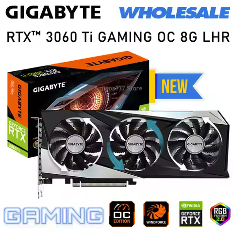 Graphics Card DDR6 Gigabyte GeForce RTX 3060 Ti GAMING OC 8GB 14000MHz 256bit 8 pin GeForce RTX 3060