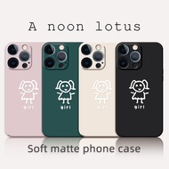 Yiduo Noon Lotus iPhone16promax Phone Case Apple 15plus/14/13/12/11/xr/xsmax Original Design Cartoon