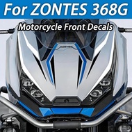 For ZONTES Zontes 368G 368 G 2024 Motorcycle Stickers Moto Scooter Head Area Decoration Vinyl Waterp