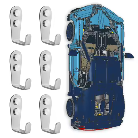 Wall Mount Hook for Lego 42083 Technic Bugatti Chiron (Only 42083 Wall Hook)
