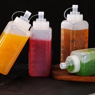 Pet Sauce Squeeze Bottle Large-diameter Tomato Salad Sauce Storage Bottle Jam Bottle For K2b8
