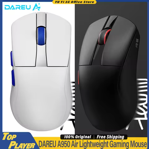 Dareu A950 Air Lightweight Gaming Mouse 35g Ultra Lighweight AIM750U E-sport Sensor 8K Polling Rate 