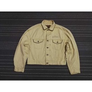 Diesel italy made solf yellow denim jacket L
