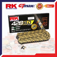 RK CHAIN O'RING GOLD CHAIN KLO GS428 124L 122L RANTAI EMAS ORING Y15 Y16 LC135 RSX  DIJAMIN 100% ORI