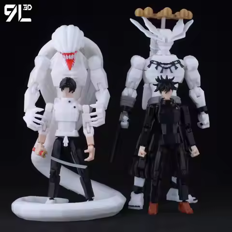 9L3D Printed Lucky Dummy 13 Jujutsu Kaisen Gojo Satoru Toji Yuji Sukuna Anime Action Figures Mannequ