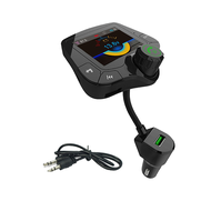 1 Piece Car Bluetooth Audio Receiver Car MP3 Player Universal Car Supplies Audio Receiver Black