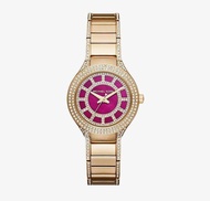 นาฬิกาข้อมือผู้หญิง Michael Kors  Mini Kerry Fuchsia Dial - Gold MK3442