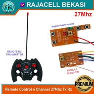 (Bag2) Module Pcb Mainan Rc Remote Control 27Mhz 4Ch Gs-6201T Gs-156R