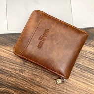 HDStore Men's wallet zipper, multifunctional driver's license card bag, new casual men's wallet