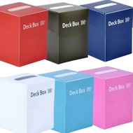 100+ deck box with cards pokemon yugioh card case random organizer kids toy collection holder