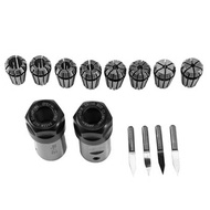Engraving Tool Set Eight-Piece ER11 Including 775 DC Motor with Ball Bearing Spindle Extension Rod