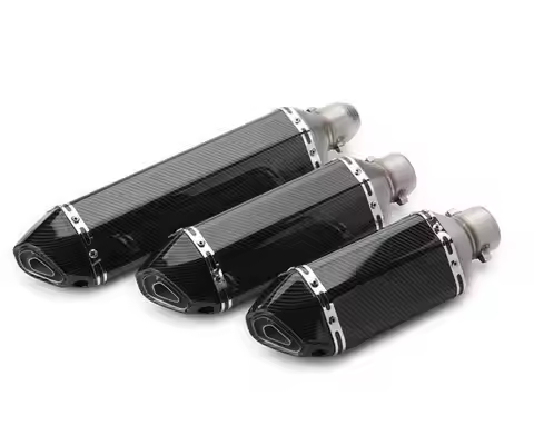 51MM Universal Motorcycle Exhaust Pipe Muffler Racing Escape ak exhaust Moto For yamaha r15 tmax 500