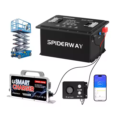 24V 150Ah LiFePO4 Lithium Battery for JLG R6, 6RS, 10RS, 1932RS, 1532E2, 1930ES