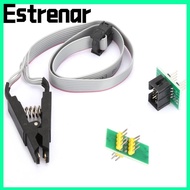 ESTRENAR Flash Chip IC Test Clip Adapter, with 2 Adapter Board SOIC 8 / SOP8 Clip SOIC8 SOP8 Flash C