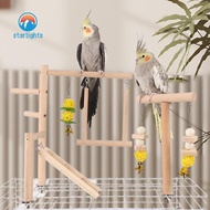 [ Parrot Exercise Toy Parakeet Play Stand for Finch Budgie Lovebird