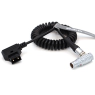 Power Coiled Cable D-tap to 1B 2Pin Male for Kinefinity MAVO LF Terra 6K Camera