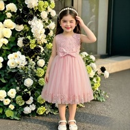 Children Dress Wedding Flower Girl Princess Dress Girl Performance Lace Dress Little Girl Birthday P