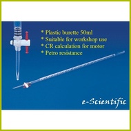 ◨ ✸ ❡ Burette Buret 50ml, Glass, HmbG
