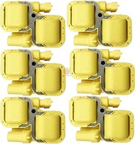 HLZ PRODUCT IGNITION COIL UF359 A0001587303 SET OF 6 COMPATIBLE WITH MERCEDES BENZ C240 C260 C32 C32