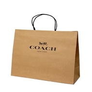 [Coach] Outlet Ladies' Men's Packing Material Paper Bag Kraft M Size (For Bags)