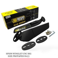 Full CNC Universal Winglet Mirrors Cbr 150r Ninja 250 etc