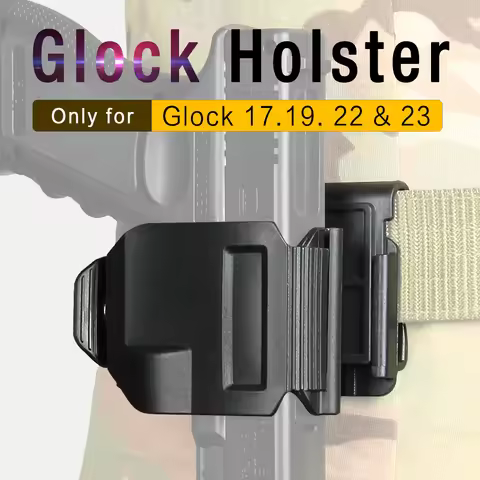 360 Rotating Glock Clip Right Hand MOLLE Holster Fits Marue & KSC G17/18 Can be Horizontal & Vertica