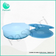 White Oval Shell CD Case CD Case/