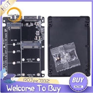 2 in 1 M.2 NGFF SSD to SATA 3.0 Adapter Converter Case Enclosure 6Gbps SSD Case Support 2230 2242 22