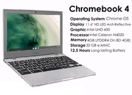 (Baru) Samsung Laptop Chromebook 4