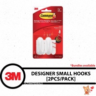 [Bundle Special] 3M Command™ 17082 Designer Small Hooks (2 Hooks 4 Small Strips)