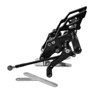 สำหรับยามาฮ่า YZF-R15 V3 2018 2019 2020 YZF R15ปรับได้สำหรับผู้ขับขี่ที่วางเท้าหลังชุดอุปกรณ์เสริมที