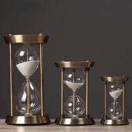 [Toronto2] Retro Metal Hourglass Sand Timer Metal Hourglass Sand Timer Glass Timer Sand Glass One Ho