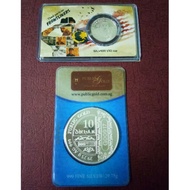 COMBO 10 Dirham Public Gold & Silver TSM 1/10 oz Frontliners