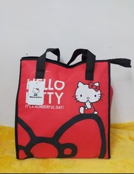 正版 Hello Kitty 輕便手提保溫袋 保溫袋 保冷袋 野餐袋 大容量 30L