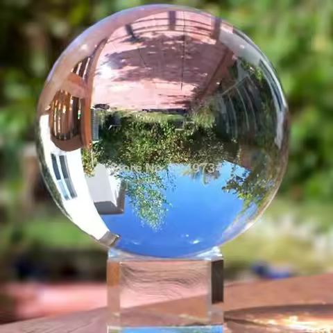 1pcs Clear Magic Crystal Glass Healing Ball Sphere with stand K9 Asian Rare Natural Quartz Chandelie