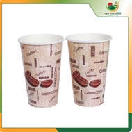 Ly giấy 14oz~420ml - Lốc 50 ly giấy có họa tiết