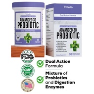 TRIHEALTH ADVANCE PROBIOTIC 30 CAPSULE DUAL ACTION FORMULA