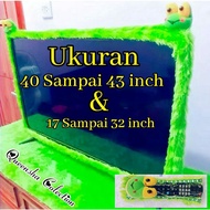 Latest 40 - 43 Inch Led Tv Headbands 1 Set and 17 - 32 Inch Latest 1 Set Tv Table Cloth and Remote C