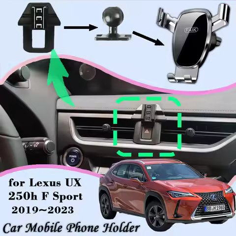 Car Mobile Phone Holder For Lexus UX 200 250h F Sport 300e ZA10 2019~2023 2022 Gravity Navigation Br