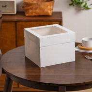 Windowed Millefeuille Mousse Cake Packaging Box 6in 8in 10in