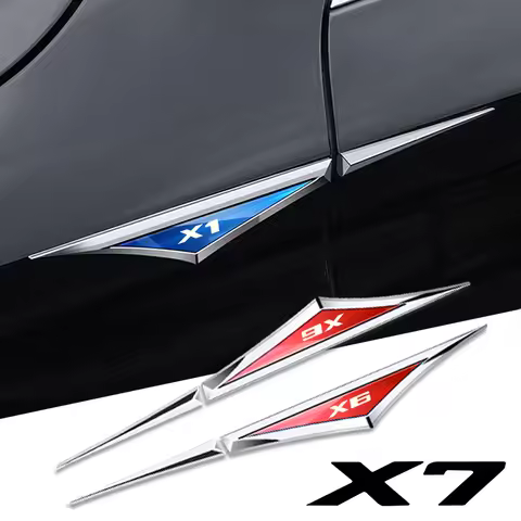 2pcs alloy car stickers car accsesories accessory for bmw x1 x2 x3 x4 x5 x6 x7 f48 f39 g01 f97 f98 g