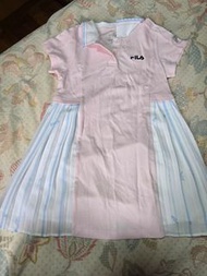 FILA KIDS 女童網球風格百褶連身裙