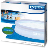 Intex 28048 Pool Ground Sheet Cloth Swimming Pool Mat suited for swimming pools up to 15.5ft (4.72m)