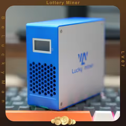 Bitcoin Mining Machine Lucky Miner LV07 ASIC solo miner 1TH/S BTC BCH BSV DGB SHA256 Crypto Silent M