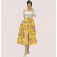 Palazzo pants floral design fit to 45kg-85kg Ready Stock