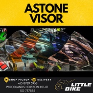 SG SELLER - Astone helmet Visor clear smoke iridium