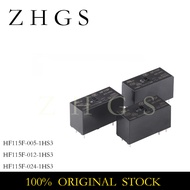 5PCS JQX HF115F 005 012 024 1HS3 6PIN 16A HF115F-005-1HS3 HF115F-012-1HS3 HF115F-024-1HS3 5V 12V 24V